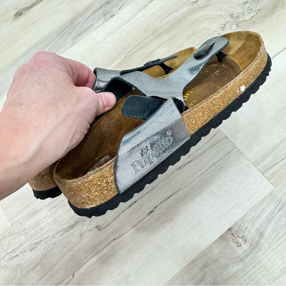 Papillo ladies Sandals Gizeh Birkenstocks Sz L 6 M 4 good preowned condition - Picture 3 of 5